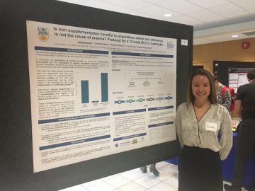 Jordie at Healthy Starts Research Day